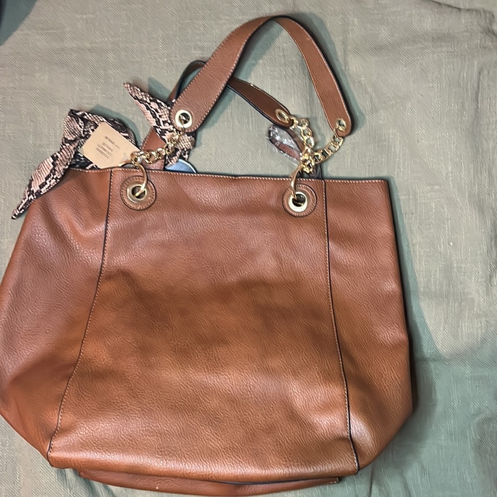 Steve Madden Tan Brown XL Shoulder Bag NWT
